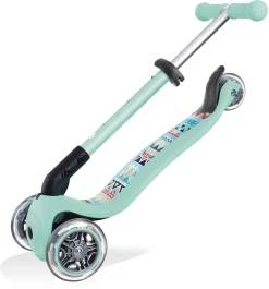 Globber Junior Series 3-Wheel Foldable Scooter -Sports store JRSERIES 431206 Mint DET alt3