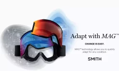 SMITH Adult I/O MAG S Snow Goggles With Bonus Lens -Sports store M007142WR995T NOCOLOR TEC alt2