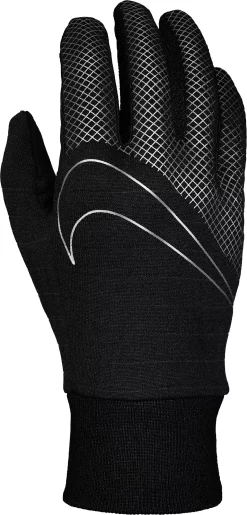 Nike 360 Sphere Running Gloves -Sports store N1001591 082 BlackBlackSilver FRT