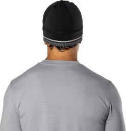 Nathan HyperNight Reflective Beanie 8 Nathan HyperNight Reflective Beanie -Sports store NS10400 BlackGeoStripe MODBCK