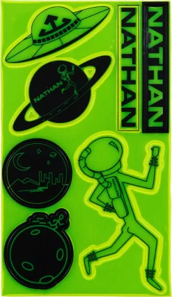 Nathan Aliens Reflective Sticker Pack -Sports store NS2068 NOCOLOR FRT alt1