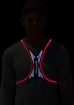 Nathan HyperNight Laser Light Vest -Sports store NS60240 Black DET alt1