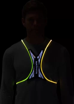 Nathan HyperNight Laser Light Vest -Sports store NS60240 Black DET alt4