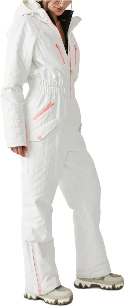 FP Movement Women's All Prepped Ski Suit -Sports store OB1236103Z White MODSDE