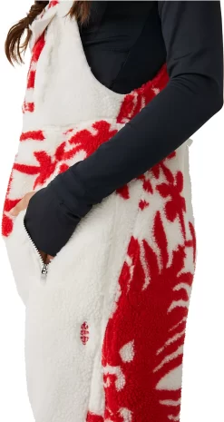 FP Movement Women's Hit The Slopes Printed Salopette -Sports store OB1605126HO22 OB16051261103 IvoryCo MODDET