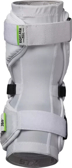 STX Men's Cell V Lacrosse Arm Guards 10 STX Men's Cell V Lacrosse Arm Guards -Sports store PDAGC5 02WEX White FRT