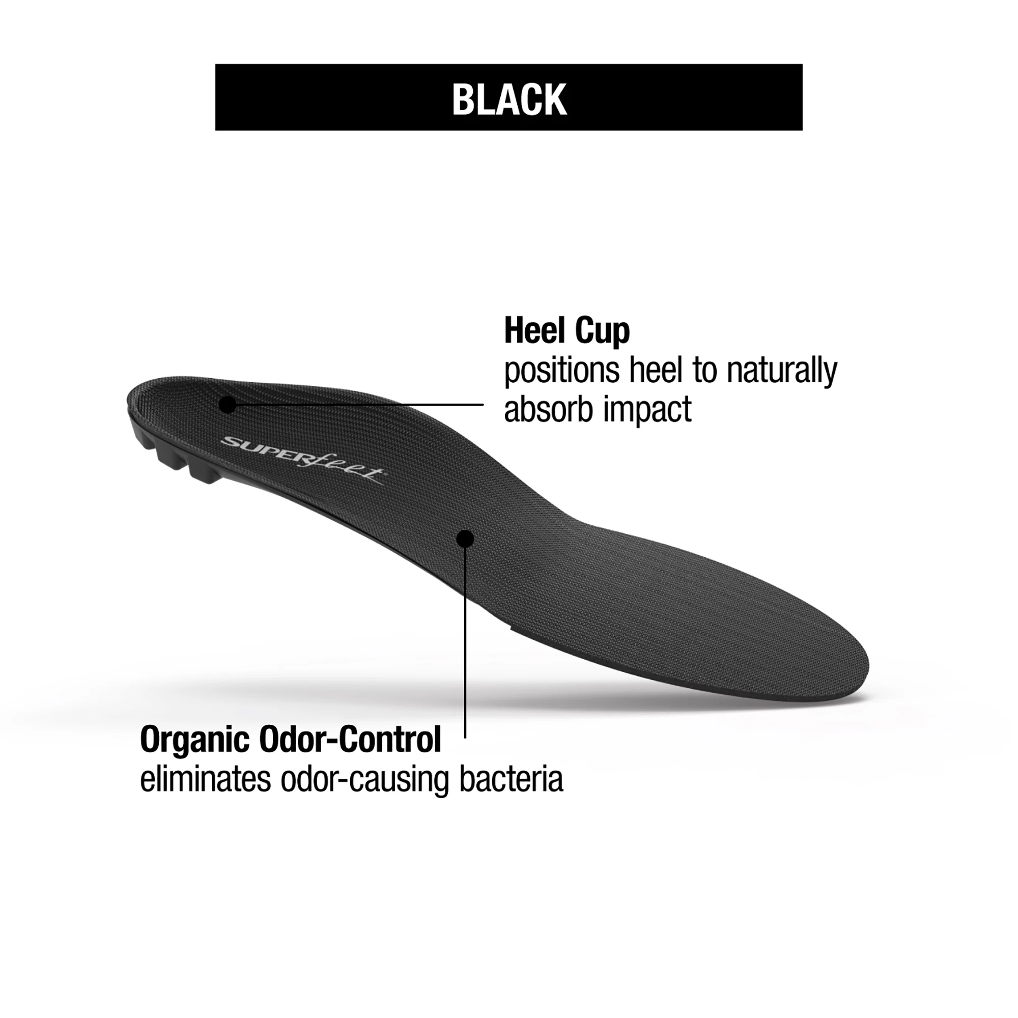 Superfeet BLACK Insoles 5 Superfeet BLACK Insoles - Image 3