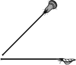 StringKing Boys' Starter Defense Lacrosse Stick -Sports store SKSTARTERDEF ITM0004704 BlackBlack FRT