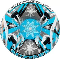 Sportsstuff Blizzard 56" Snow Tube 5 Sportsstuff Blizzard 56" Snow Tube -Sports store SSSN 2R3 DSG BlueWhiteBlack FRT