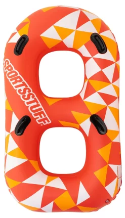 Sportsstuff Kaleidoslope 2-Person Inflatable Sled -Sports store SSST 1202 OrangeWhite TOP
