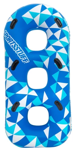 Sportsstuff Kaleidoslope 3-Person Inflatable Sled -Sports store SSST 1203 BLUEWHITE TOP