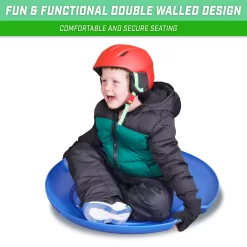 GoSports 29" Premium Snow Saucer 12 GoSports 29" Premium Snow Saucer -Sports store STSAUCER29 BLUE Blue DET alt5