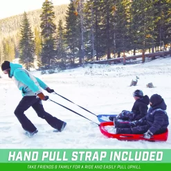 GoSports 48" 2-Person Premium Snow Sled 13 GoSports 48" 2-Person Premium Snow Sled -Sports store STSLED48 BLUE Blue DET alt4