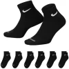 Nike Dri-FIT Quarter Socks 6 Pack 2 Nike Dri-FIT Quarter Socks 6 Pack -Sports store SX6899 BlackWhite AL