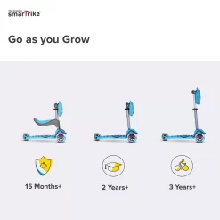 SmarTrike T1 Toddler Scooter -Sports store T1SCOOT 2020400 Blue DET alt1