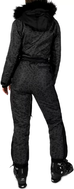 Tipsy Elves Women's Midnight Leopard Snow Suit 8 Tipsy Elves Women's Midnight Leopard Snow Suit -Sports store TE SKSTW59 BLACK Black MODBCK