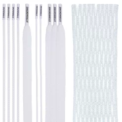 StringKing Type 5S Mesh Lacrosse Stringing Kit -Sports store TYPE5SKIT White SET