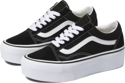 Vans Women's Old Skool Stackform Shoes -Sports store VN0A7Q5M6BTF BlackWhite AL