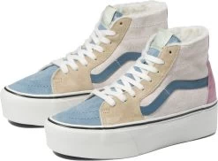 Vans Women's SK8-Hi Sherpa Tapered Stackform Shoes -Sports store VN0A7Q5PMULF Suede AL