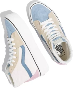 Vans Women's SK8-Hi Sherpa Tapered Stackform Shoes -Sports store VN0A7Q5PMULF Suede TOP