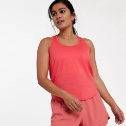 CALIA Women's Scoop Neck Racer Tank Top -Sports store WAX11205 AquaticCoral MODFRT