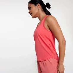 CALIA Women's Scoop Neck Racer Tank Top -Sports store WAX11205 AquaticCoral MODSDE