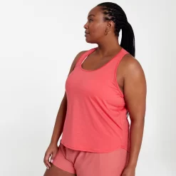 CALIA Women's Scoop Neck Racer Tank Top -Sports store WAX11205 AquaticCoral MODSDE alt1